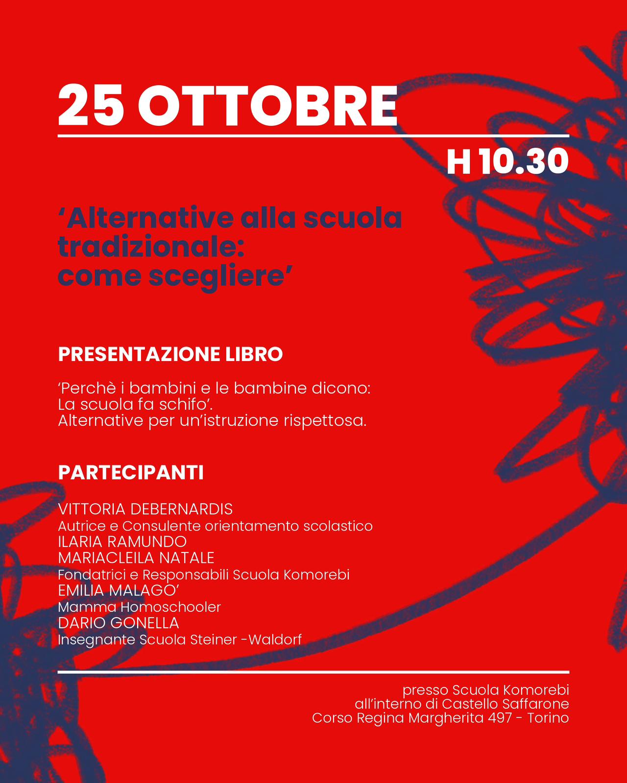 Un Evento da non Perdere a Torino sull’Istruzione Alternativa